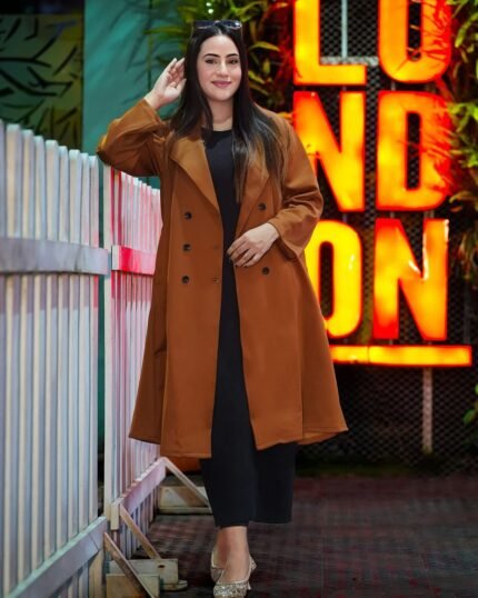 প্রিমিয়াম Winter Overcoat!! অলিভ/নীল/চকলেট/লাল/কালো/গোলাপী